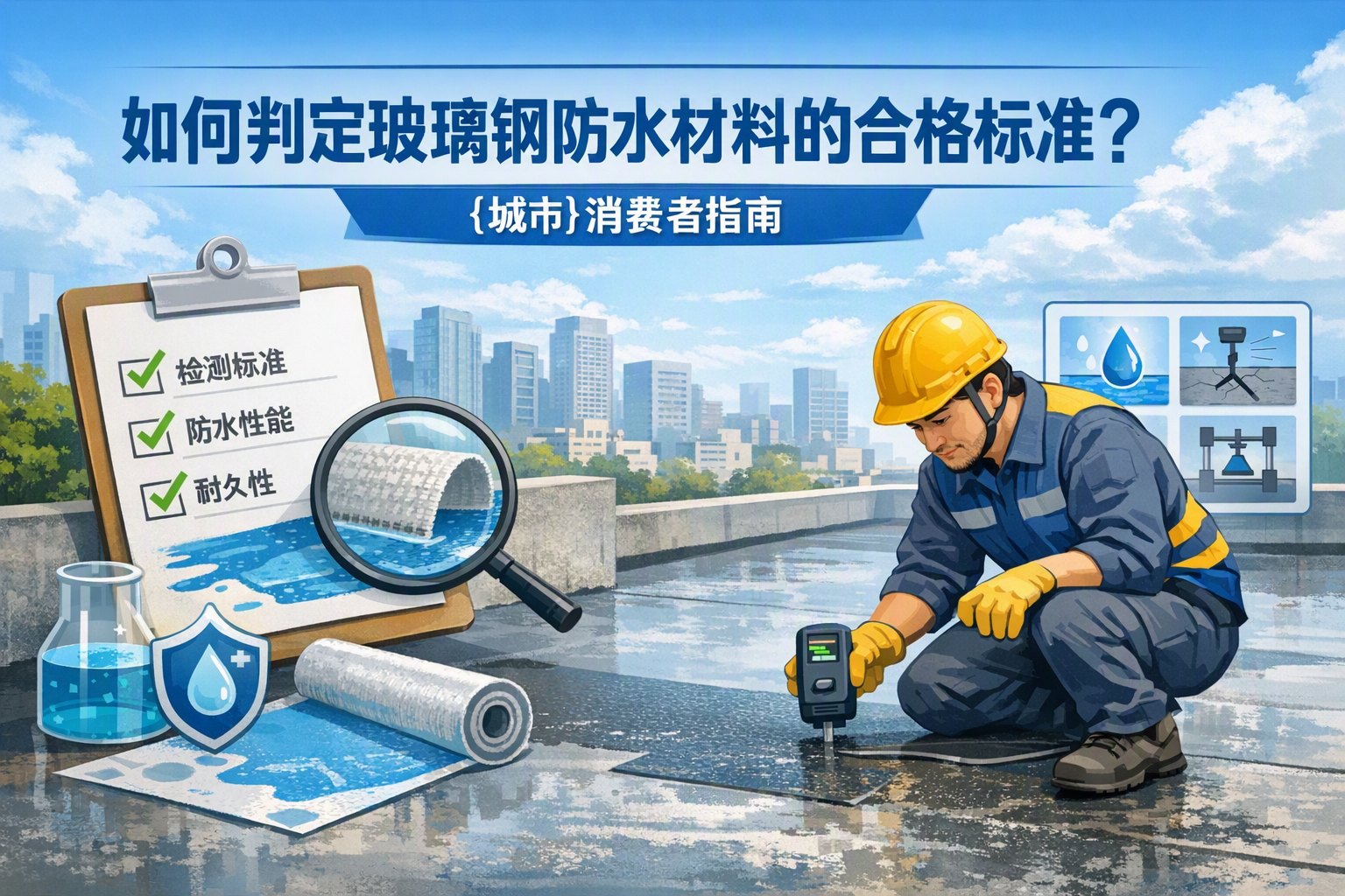如何判定玻璃钢防水材料的合格标准？ 盐城 消费者指南