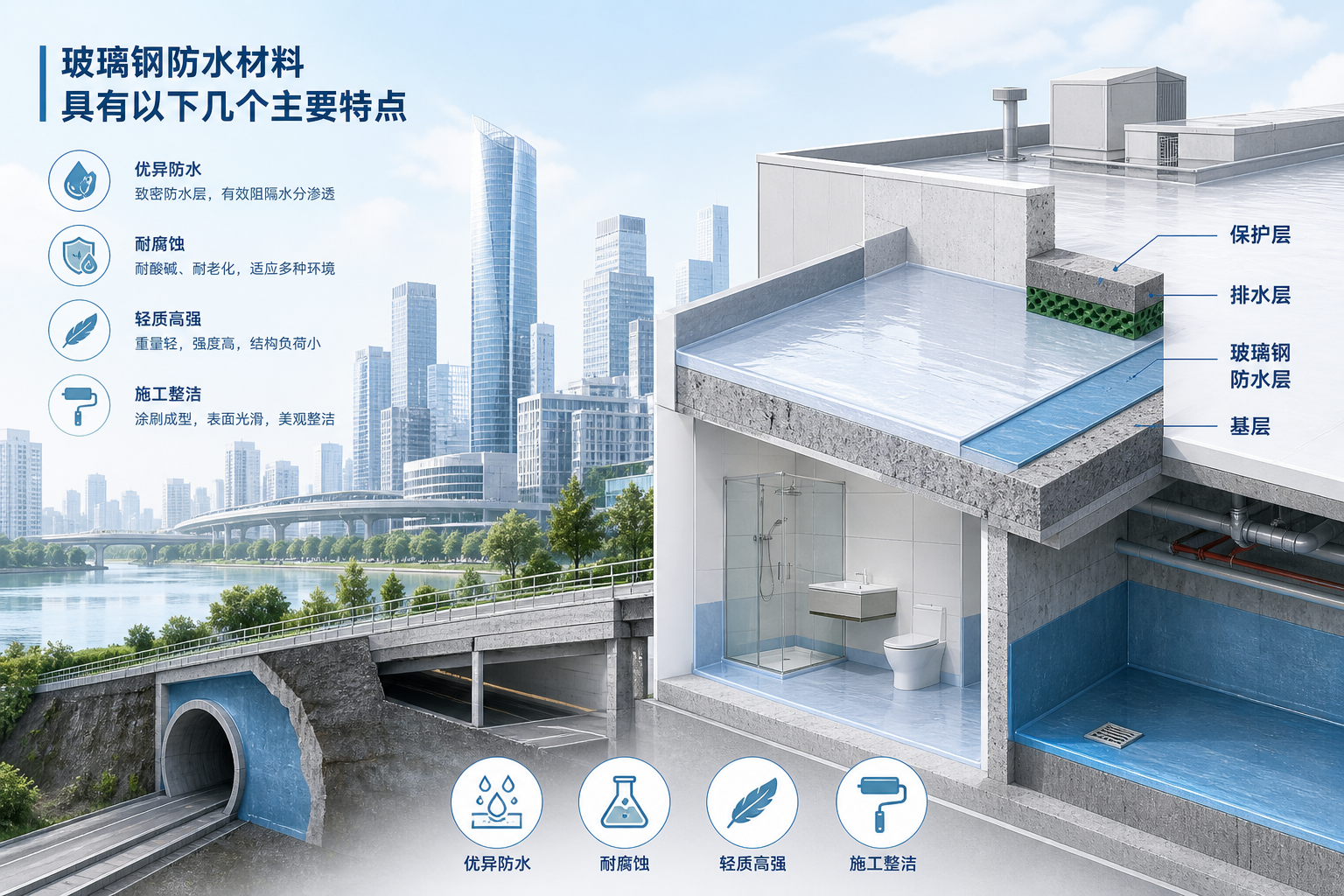 2023年玻璃钢防水材料市场趋势分析,关注 盐城 发展